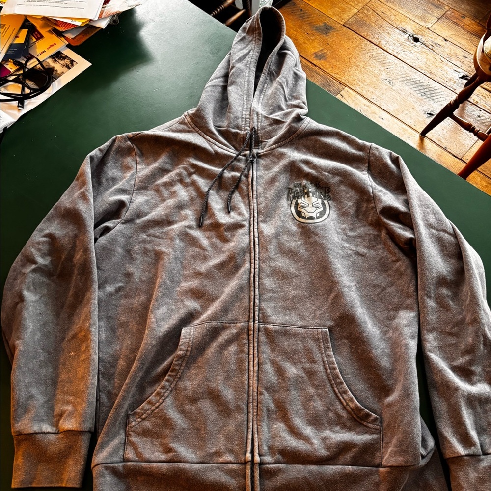 Marvel Black Panther Hooded Zip-Up Hoodie